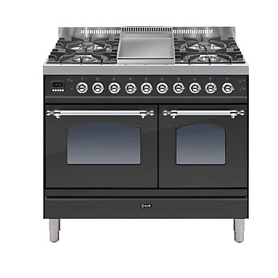 ILVE PDN100FE3 Milano Freestanding Dual Fuel Range Cooker Matt Black ILVE PDN100FE3 Milano Freestanding Dual Fuel Range Cooker Matt Black
